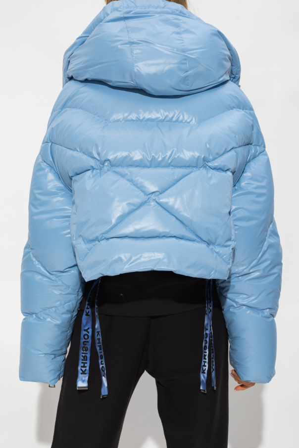 ジャケット KHRISJOY Woman Jacket Silver AFPW001STR TIT735 Khrisjoy Khris Iconic Hooded Padded Jacket | Silver | FARFETCH